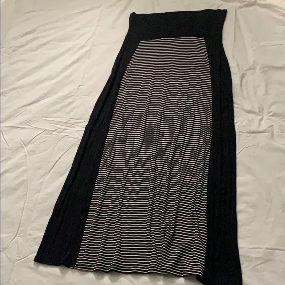 Green Envelope Maxi Skirt